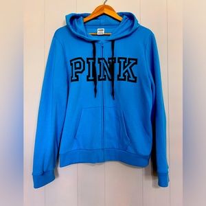 PINK Victoria’s Secret Perfect Full Zip Hoodie, Size L